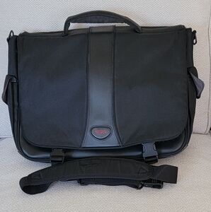 Tumi Black Messenger Bag